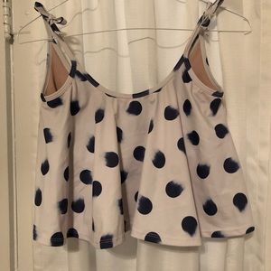 Kortni Jeane Brushed Dots Swing Top